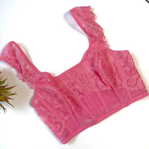 Victoria's Secret Pink Lace Bralette Size S-DD NEW WITH TAGS